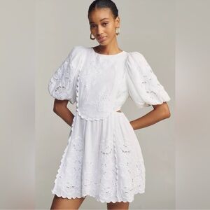 Elegant White Lace Dress